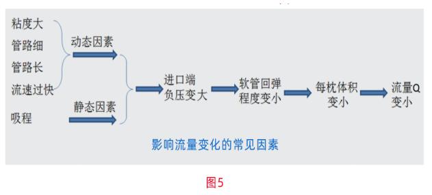 影響蠕動(dòng)泵流量的因素示意圖